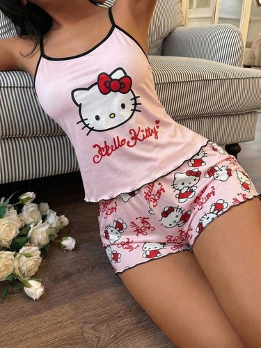 Damen pyjama set - damen, hello