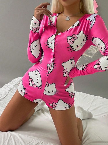 Hello kitty damen ausschnitt - hello,